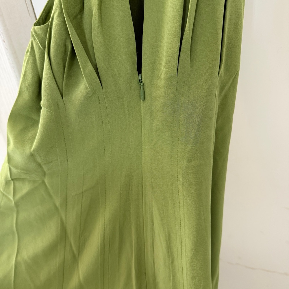 NEW Banana Republic Elegant Green Halter Dress - Picture 8 of 8